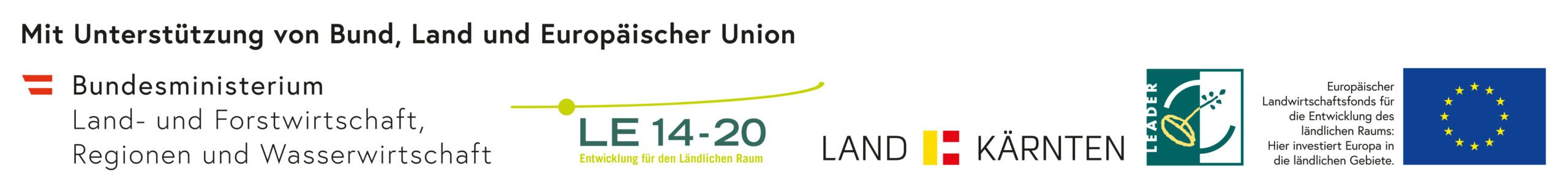 Logos Bundesministerium, Land Kärnten Logos Bundesministerium, Land Kärnten